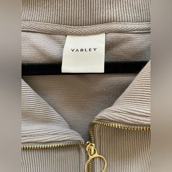 Varley Vine Half Zip Pullover grey size XL extra large - Picture 3 of 6